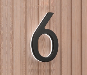Modern 24″ Lighted House Numbers